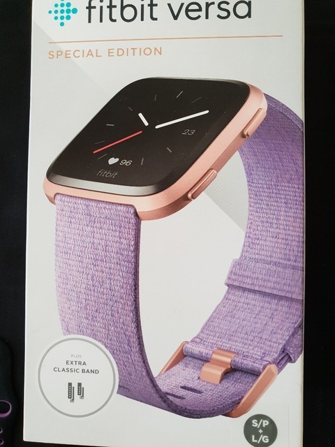 lavender rose gold fitbit versa